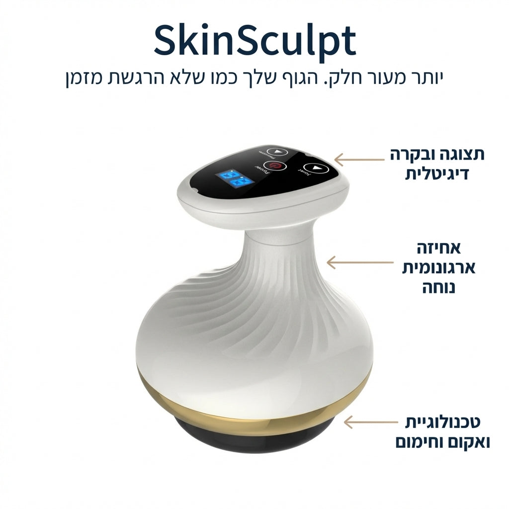 SkinSculpt – יותר מעור חלק. הגוף שלך כמו שלא הרגשת מזמן