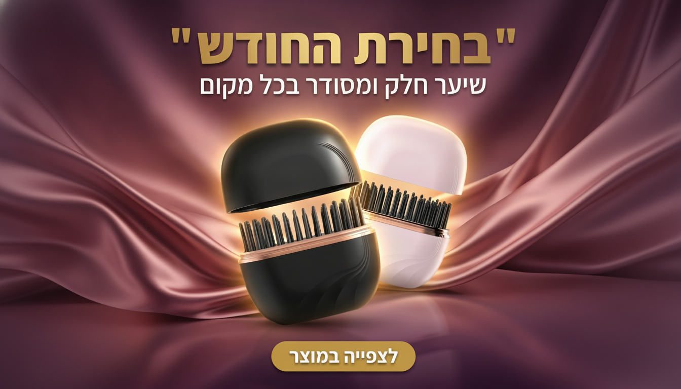 MiniGo Brush – מברשת שיער אלחוטית להחלקה מהירה בכל מקום